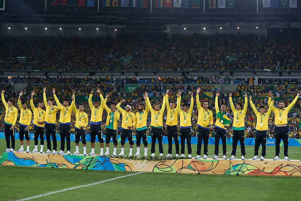 Time de futebol masculino conquistou medalha de ouro nas olimpíadas rio 2016.