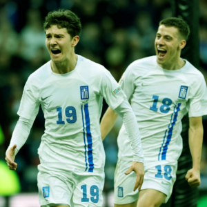 A promissora geração da seleção grega