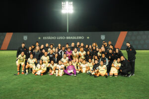 Time feminino do Vasco da Gama, que está disputando o Brasileirão Feminino A2.
