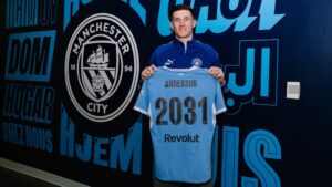 Nova contratação do Manchester City, da Premier League